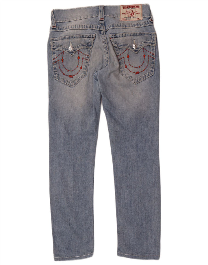 TRUE RELIGION Womens Slim Jeans W30 L29 Blue Cotton