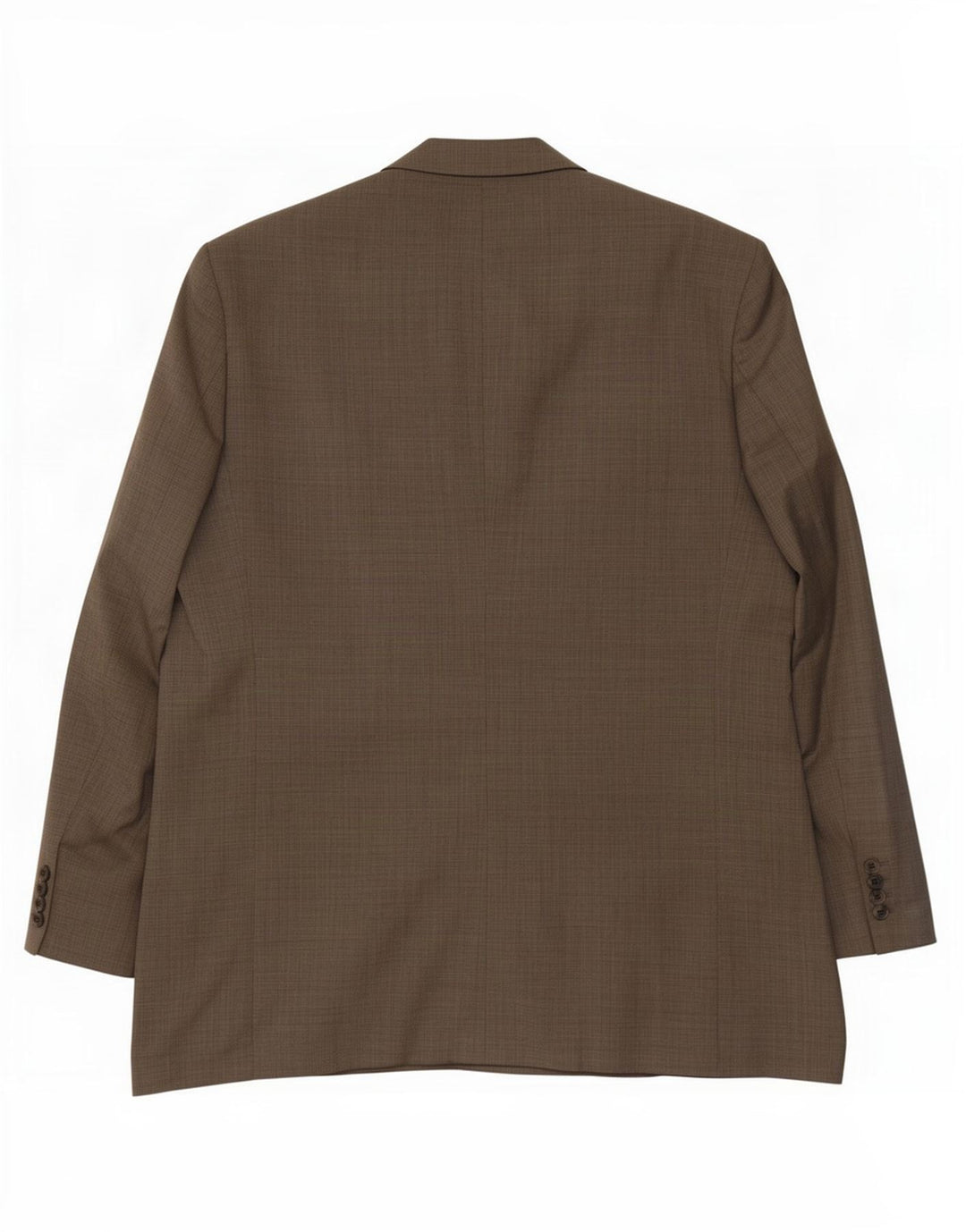 Marks & Spencer Mens 3 Button Blazer Jacket UK 48 2XL Beige Wool