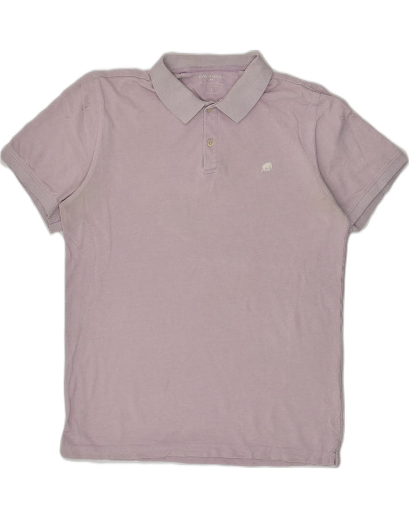 BANANA REPUBLIC Mens Polo Shirt Large Purple Cotton | Vintage Banana Republic | Thrift | Second-Hand Banana Republic | Used Clothing | Messina Hembry 