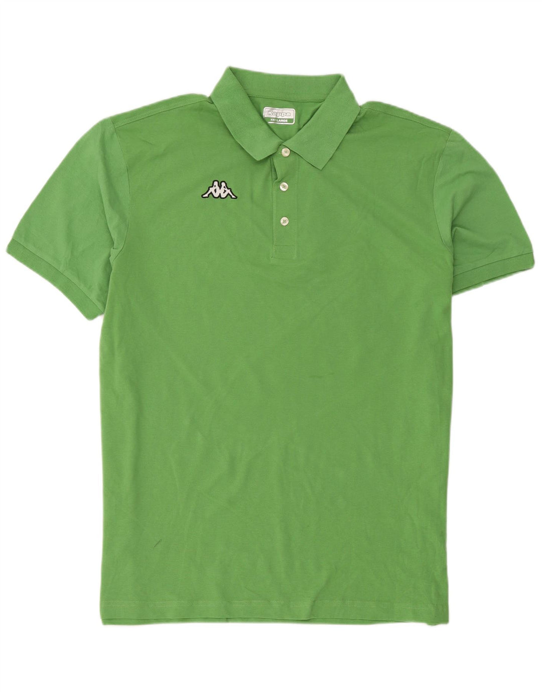 KAPPA Mens Polo Shirt 3XL Green Cotton