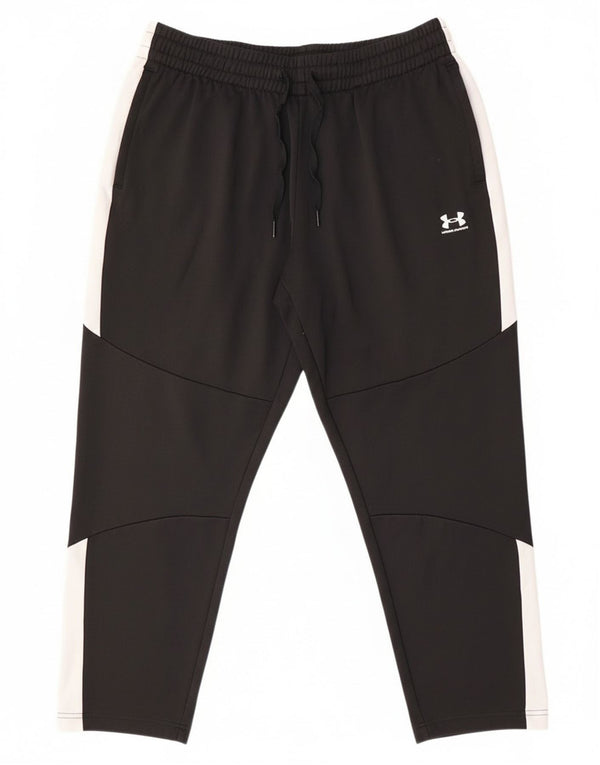 Under Armour Mens Tracksuit Trousers XL  Black Colourblock