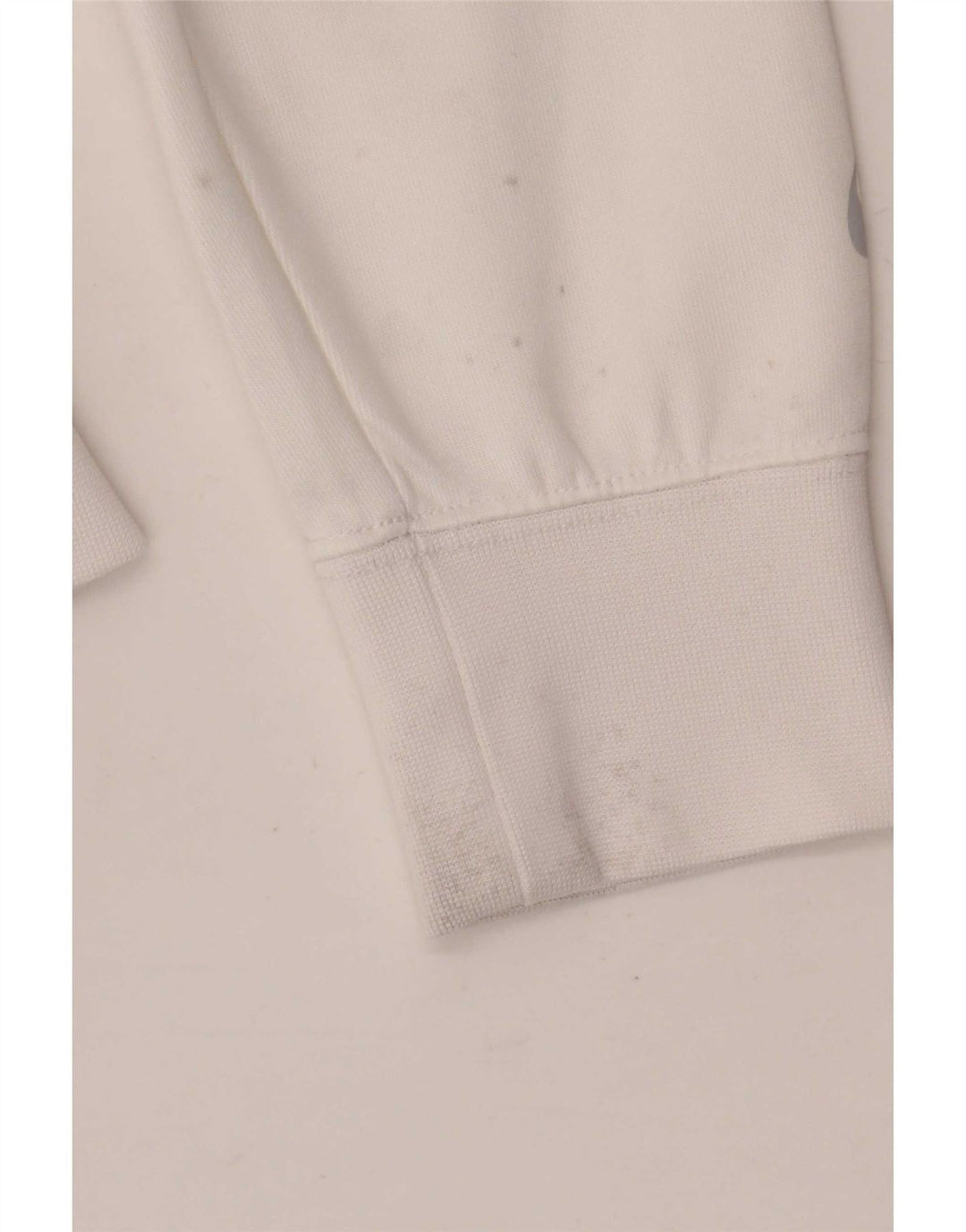Nike Mens Graphic Zip Hoodie Sweater Medium White Colourblock Polyester