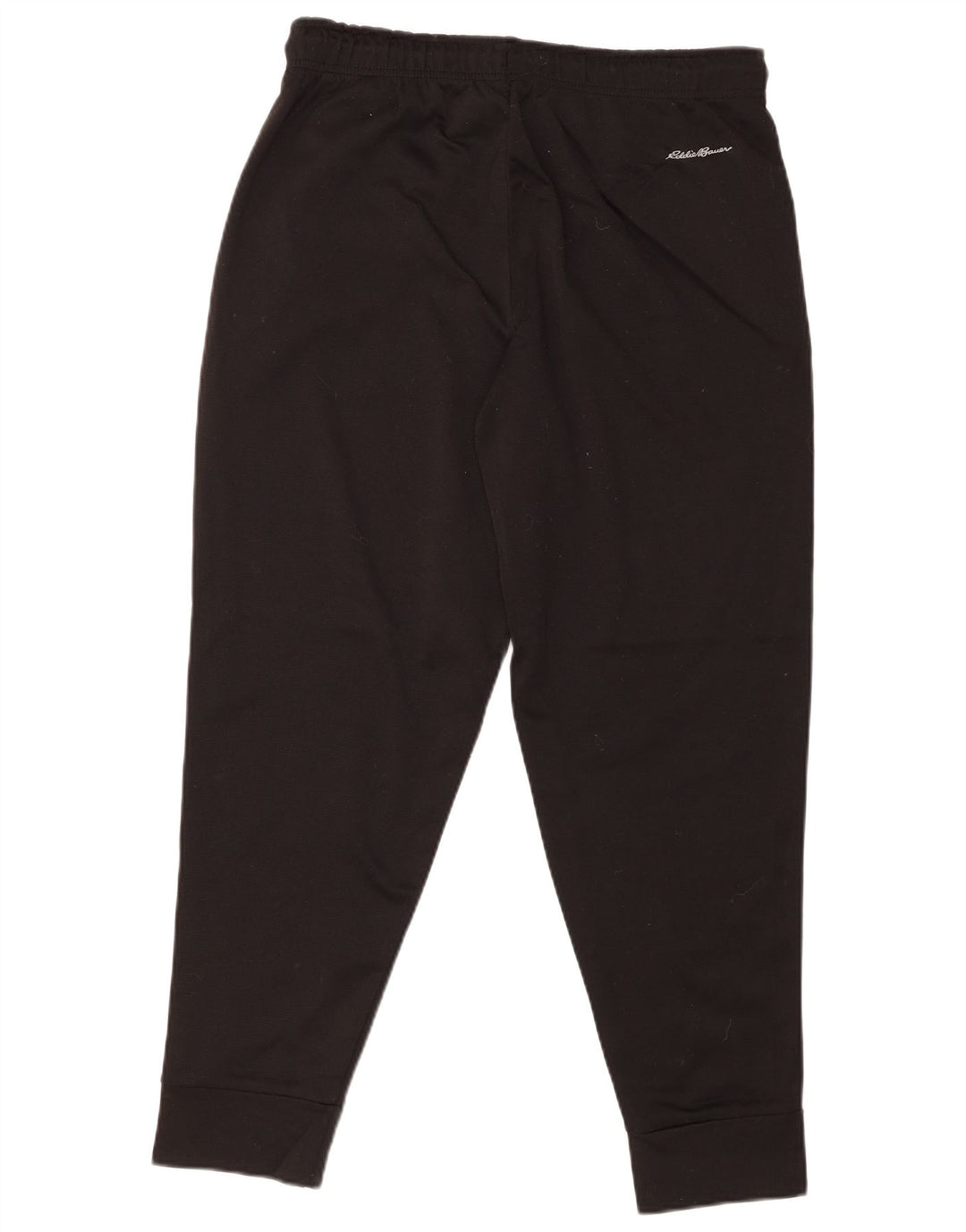 EDDIE BAUER Mens Tracksuit Trousers Joggers Medium  Black Polyester