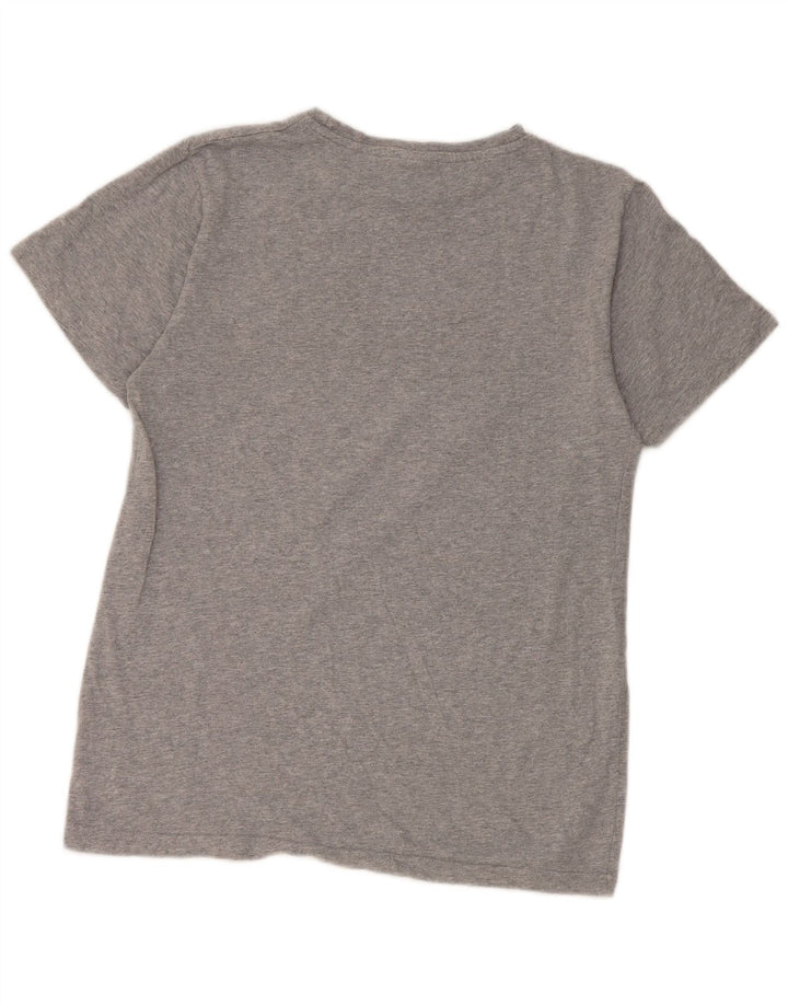 Ellesse Womens Graphic T-Shirt Top UK 8 Small Grey