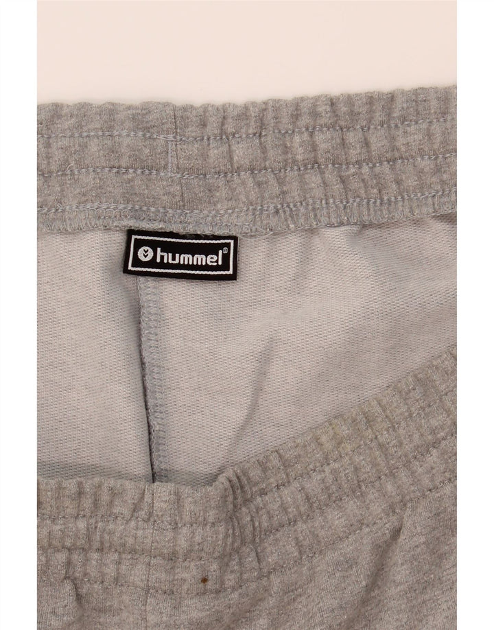 HUMMEL Mens Graphic Sport Shorts XL Grey Cotton Vintage Hummel and Second-Hand Hummel from Messina Hembry 