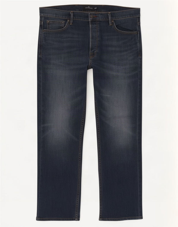 Marks & Spencer Mens Blue Harbour Straight Jeans W38 L31 Navy Cotton