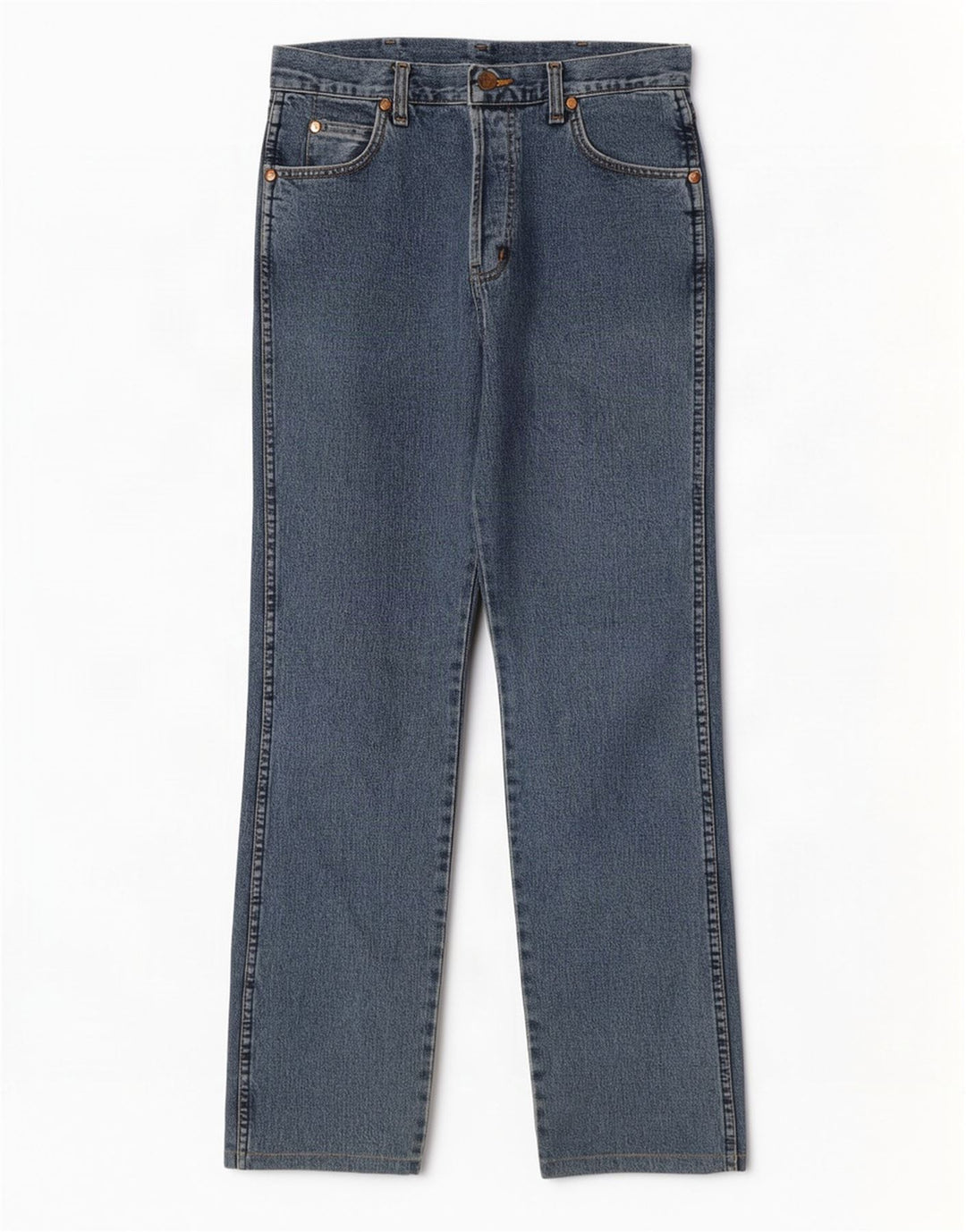 Wrangler Mens Evolution Straight Jeans W30 L31 Blue Cotton