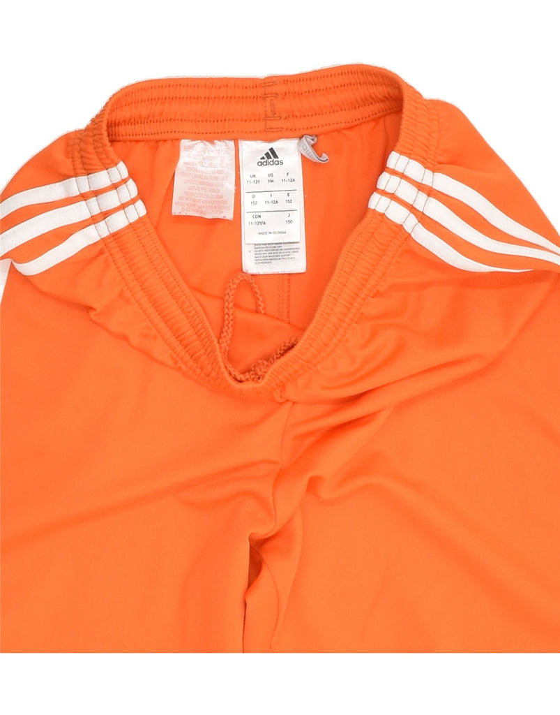 ADIDAS Boys Climacool Sport Shorts 11-12 Years Orange Polyester | Vintage Adidas | Thrift | Second-Hand Adidas | Used Clothing | Messina Hembry 