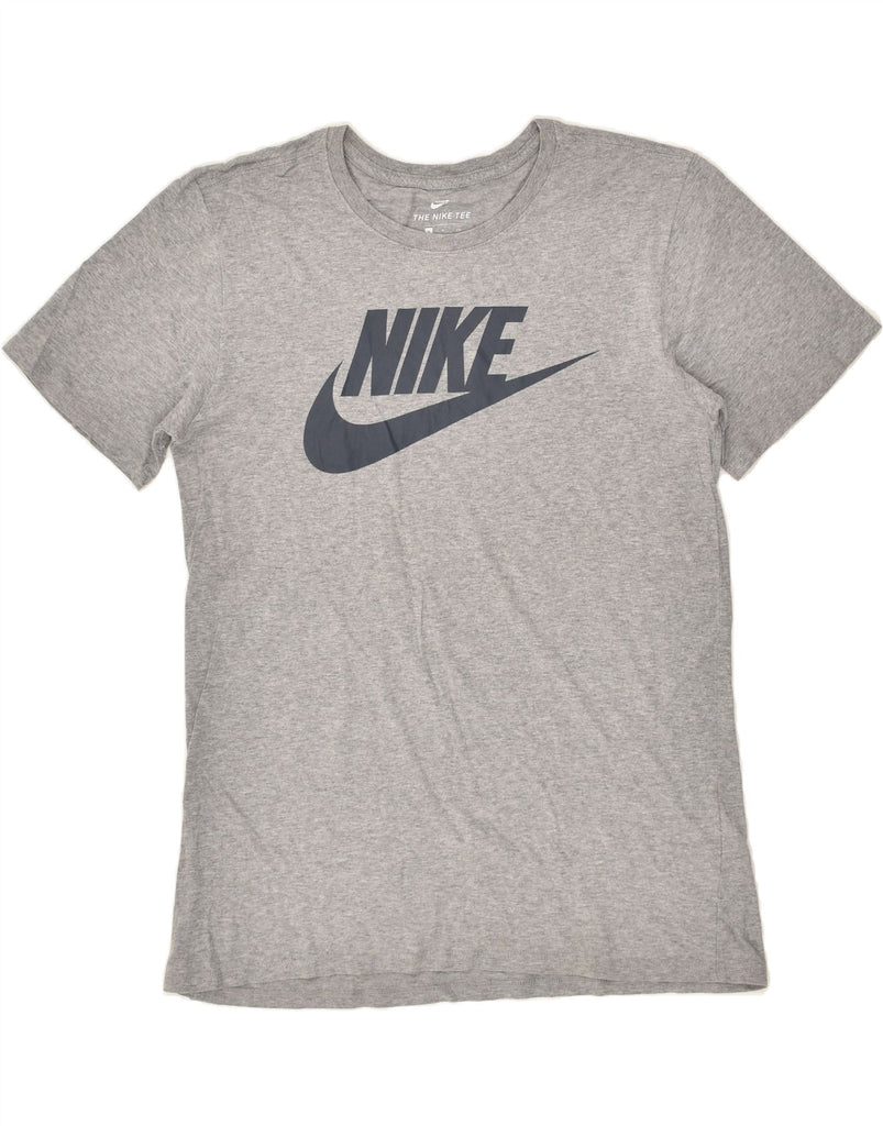 NIKE Mens Graphic T-Shirt Top Small Grey Cotton | Vintage Nike | Thrift | Second-Hand Nike | Used Clothing | Messina Hembry 