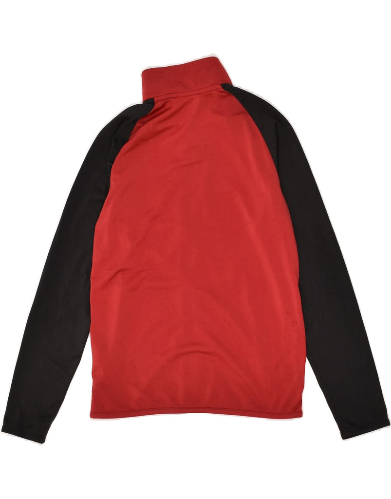 ADIDAS Boys Tracksuit Top Jacket 9-10 Years Red Colourblock Polyester | Vintage Adidas | Thrift | Second-Hand Adidas | Used Clothing | Messina Hembry 