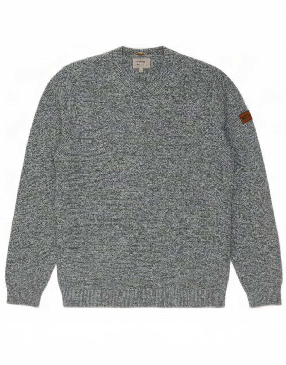 Camel Active Mens Crew Neck Jumper Sweater Large Blue Flecked Cotton