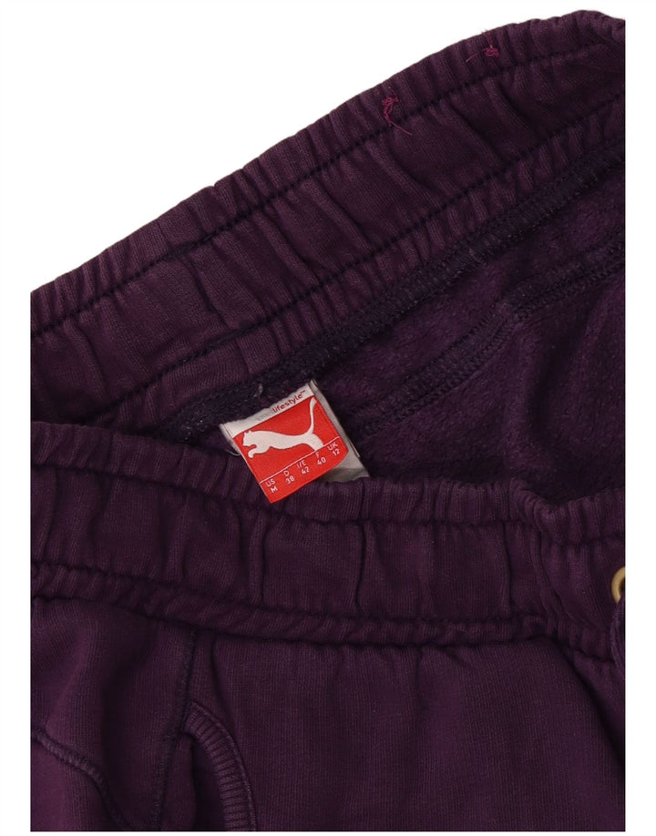 Puma Womens Tracksuit Trousers Joggers UK 12 Medium Purple