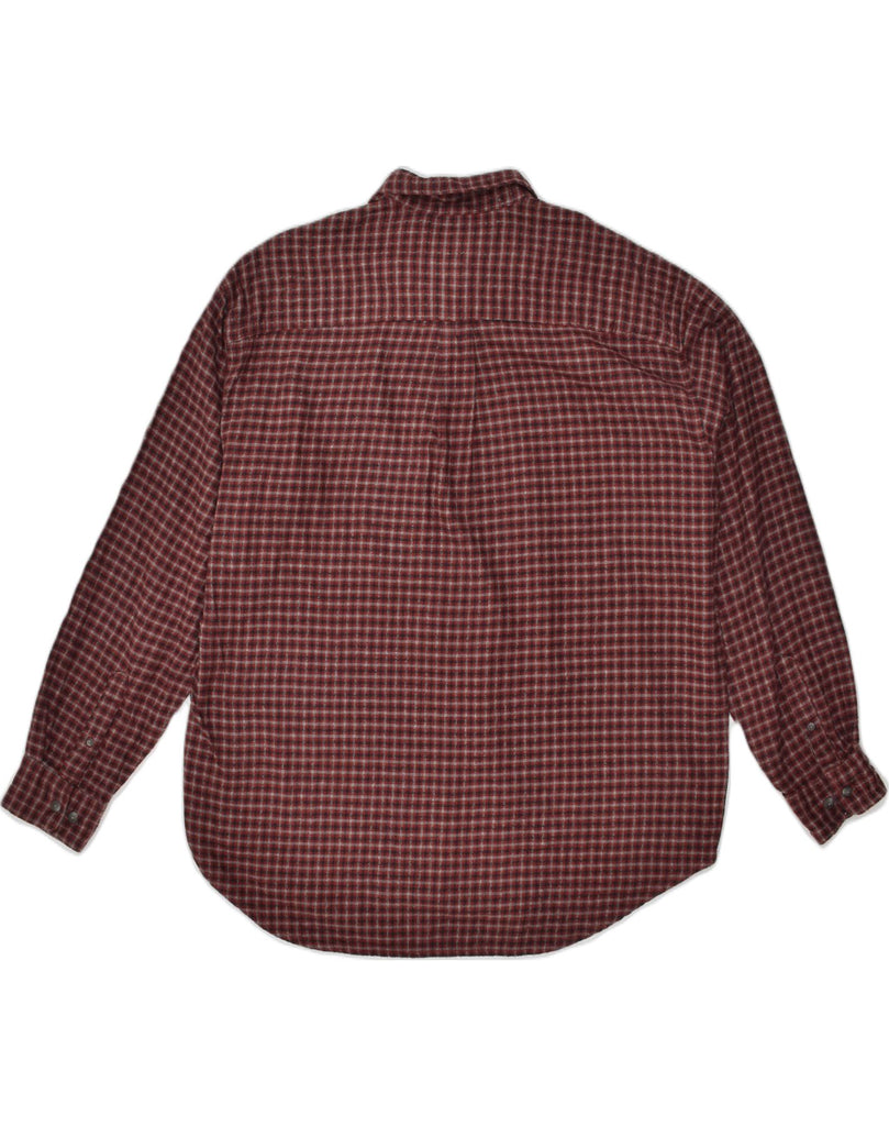 DOCKERS Mens Shirt Large Red Check Cotton | Vintage Dockers | Thrift | Second-Hand Dockers | Used Clothing | Messina Hembry 