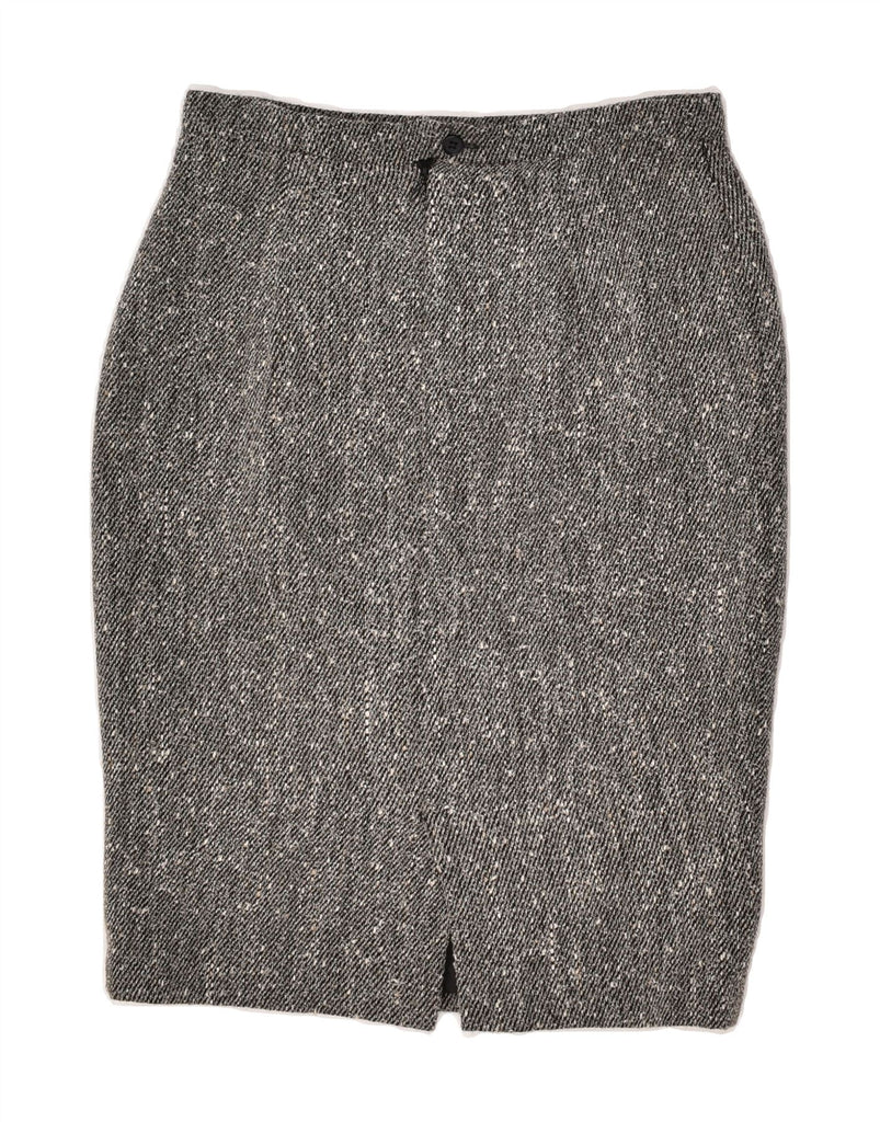 VINTAGE Womens Pencil Skirt IT 42 Medium W28  Grey Flecked | Vintage Vintage | Thrift | Second-Hand Vintage | Used Clothing | Messina Hembry 