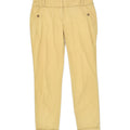 MASSIMO DUTTI Womens Straight Casual Trousers W30 L28 Yellow Viscose | Vintage Massimo Dutti | Thrift | Second-Hand Massimo Dutti | Used Clothing | Messina Hembry 