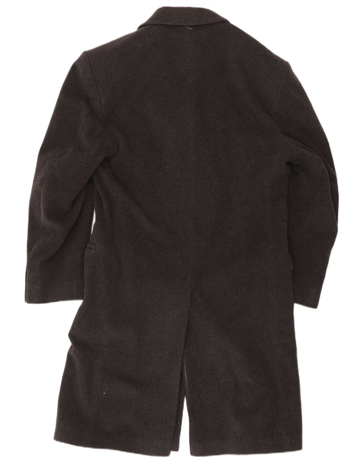 Hammersley Mens Overcoat UK 36 Small Grey Wool