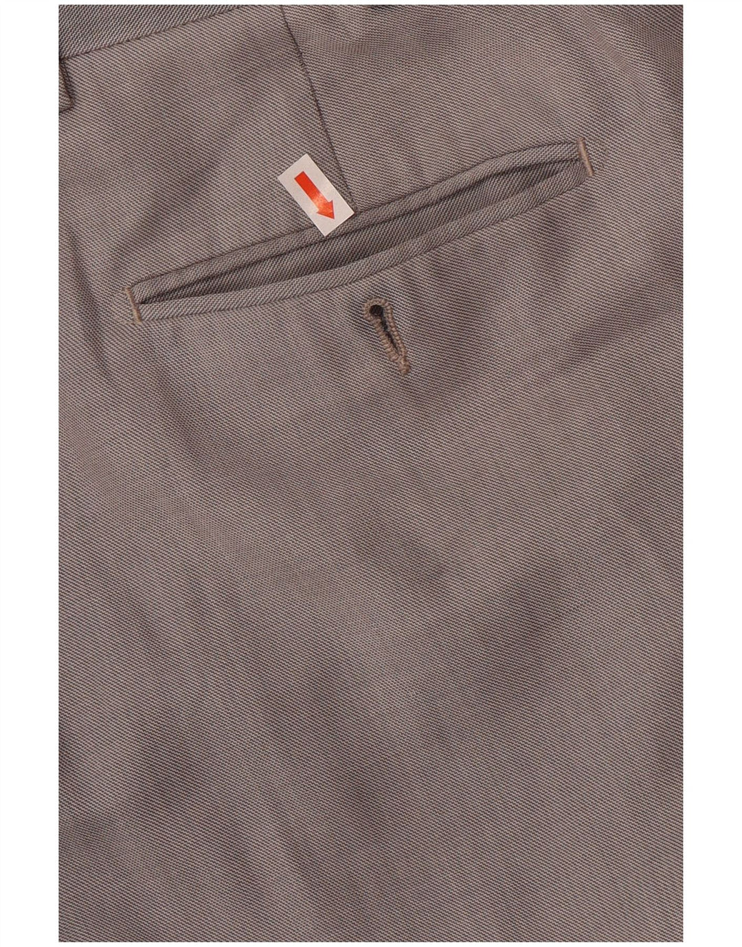 Marks & Spencer Mens Straight Suit Trousers W34 L26 Grey Wool