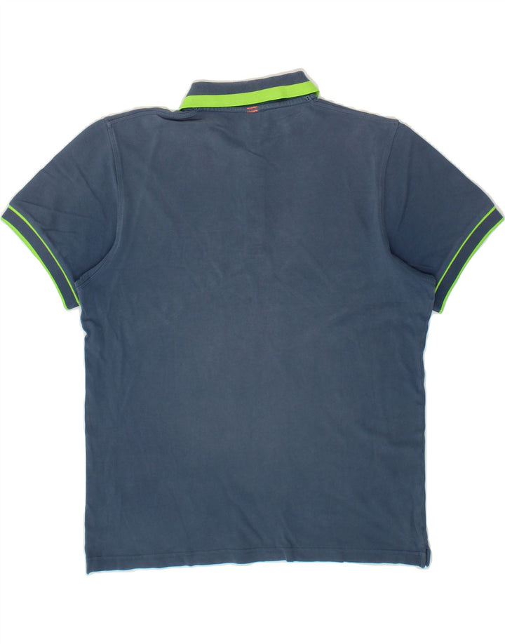 SUN68 Mens Polo Shirt Large Navy Blue Vintage Sun68 and Second-Hand Sun68 from Messina Hembry 