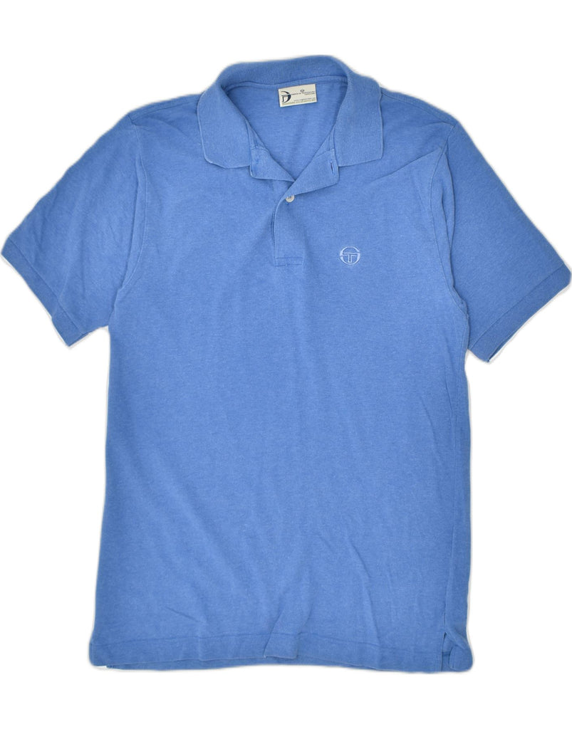 SERGIO TACCHINI Mens Polo Shirt Medium Blue | Vintage | Thrift | Second-Hand | Used Clothing | Messina Hembry 