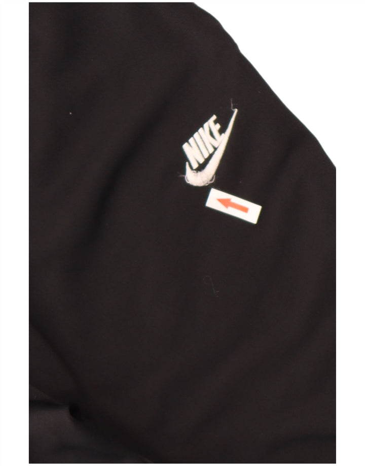 NIKE Womens Tracksuit Trousers Joggers UK 12 Medium  Black