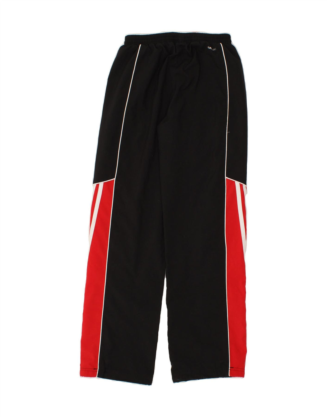 ADIDAS Boys Climalite Tracksuit Trousers 11-12 Years Black Polyester Vintage Adidas and Second-Hand Adidas from Messina Hembry 