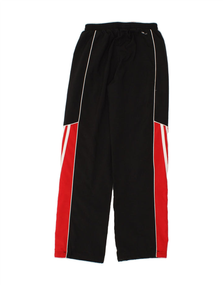 ADIDAS Boys Climalite Tracksuit Trousers 11-12 Years Black Polyester Vintage Adidas and Second-Hand Adidas from Messina Hembry 