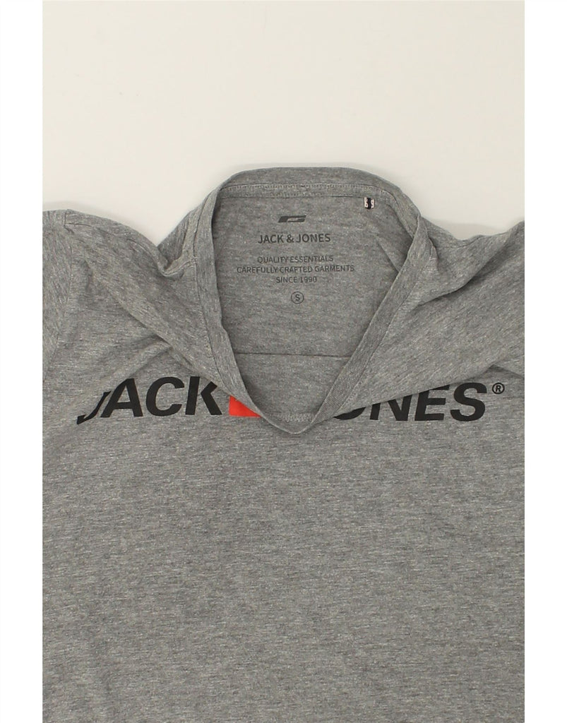 JACK & JONES Mens Graphic T-Shirt Top Small Grey Cotton | Vintage Jack & Jones | Thrift | Second-Hand Jack & Jones | Used Clothing | Messina Hembry 