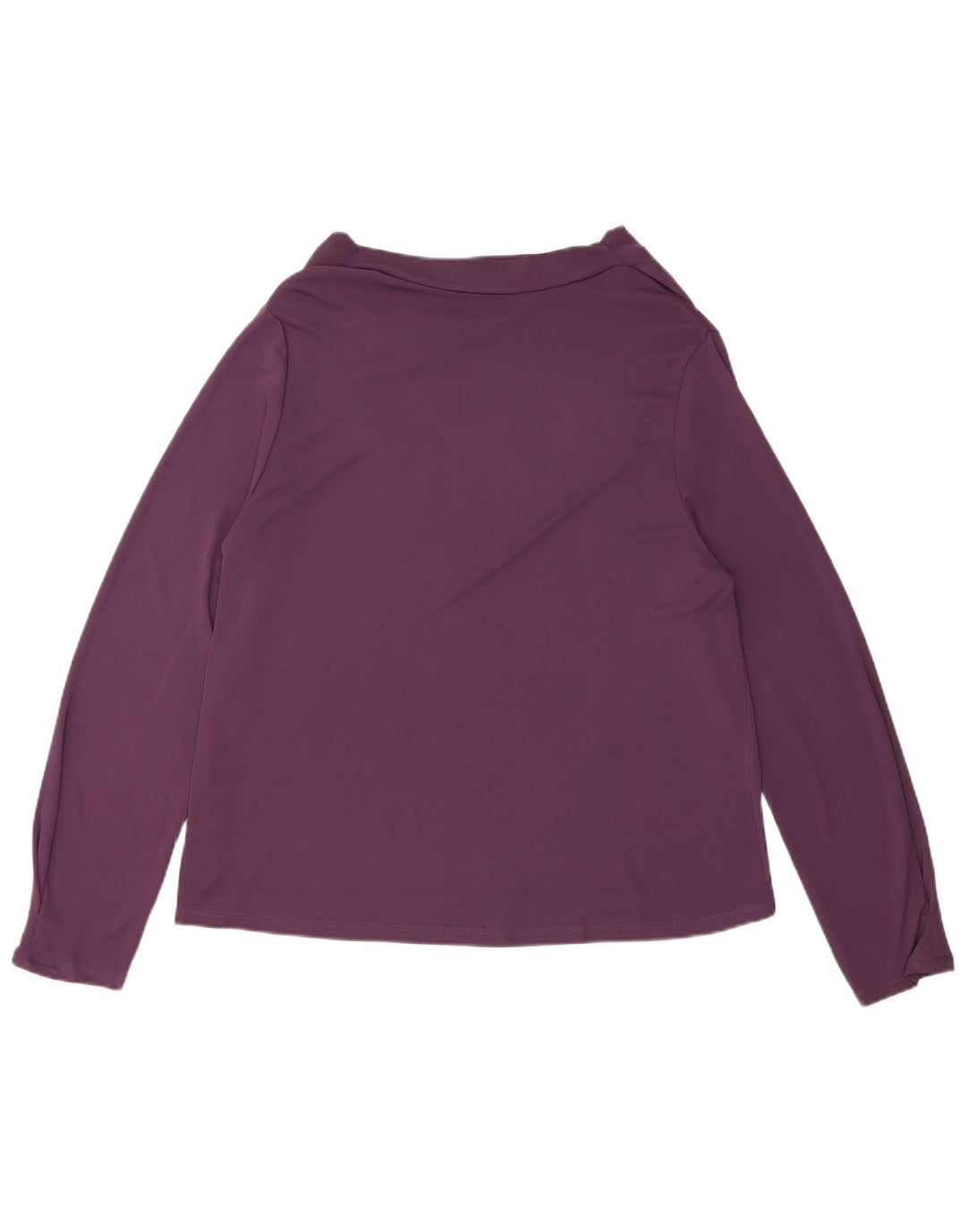 Zara Womens Regular Top Long Sleeve UK 18 XL Purple