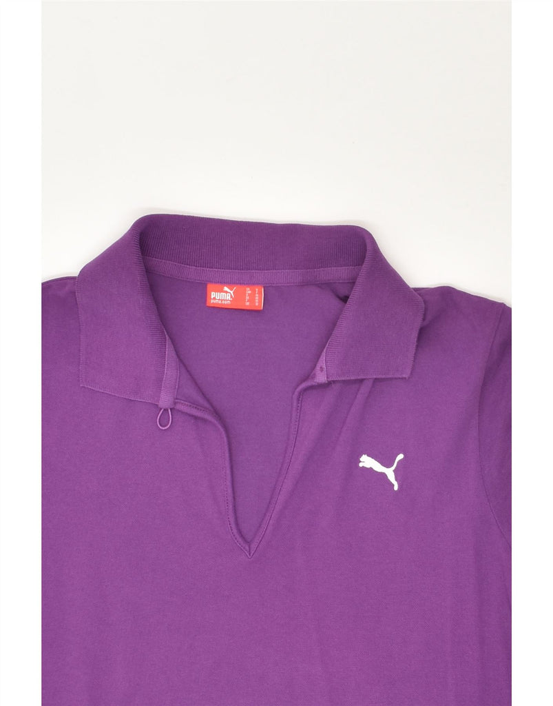 PUMA Womens Polo Shirt UK 10 Small  Purple | Vintage Puma | Thrift | Second-Hand Puma | Used Clothing | Messina Hembry 