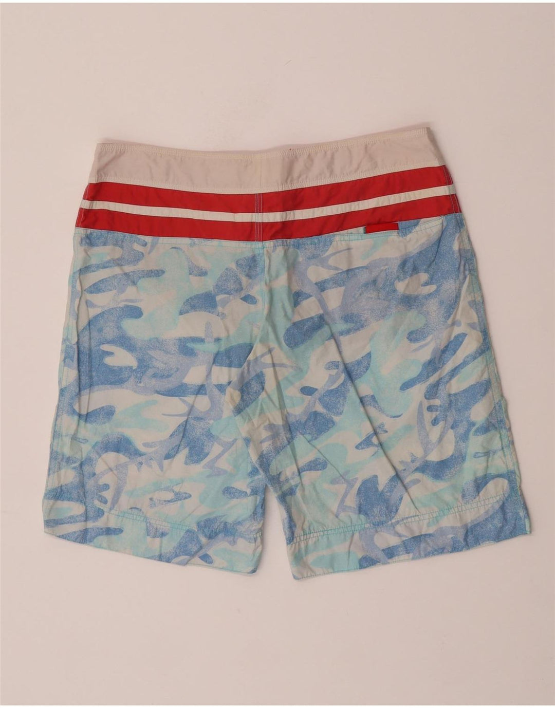 Diesel Mens Swimming Shorts Medium  Blue Camouflage Cotton