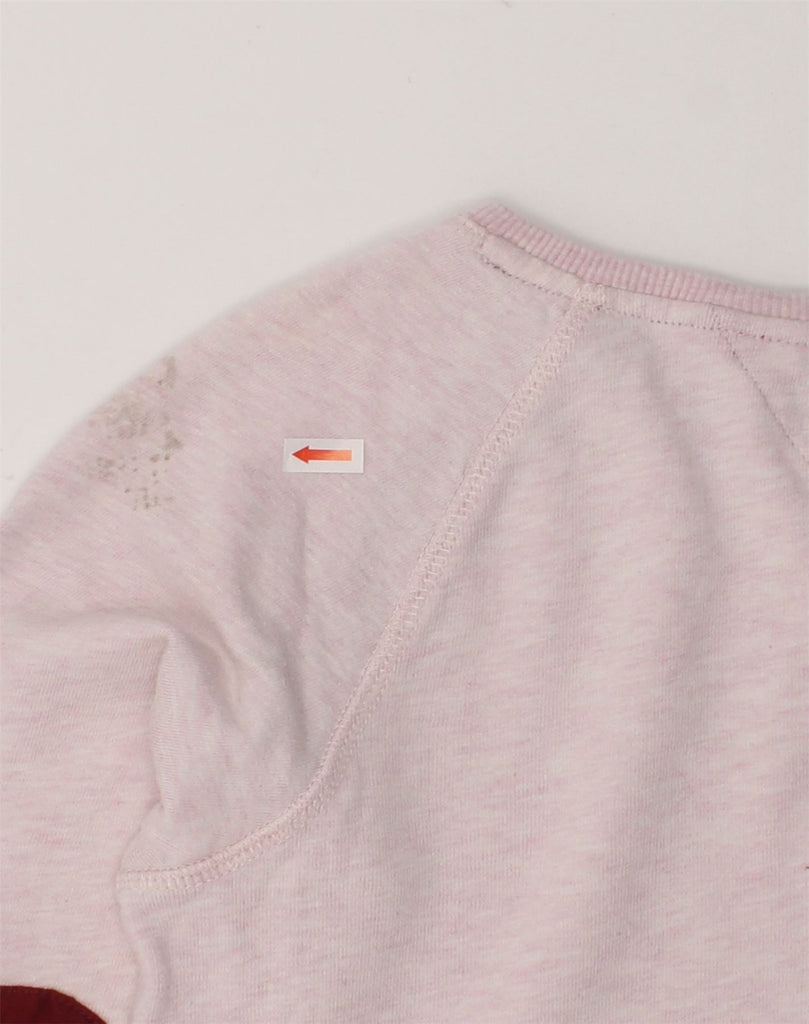 TOMMY HILFIGER Girls Sweatshirt Jumper 8-9 Years Medium Pink Cotton | Vintage Tommy Hilfiger | Thrift | Second-Hand Tommy Hilfiger | Used Clothing | Messina Hembry 