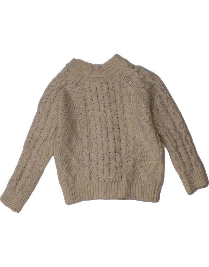 L.L.BEAN Baby Girls Cardigan Sweater 18-24 Months Off White Cotton Classic Vintage L.L.Bean and Second-Hand L.L.Bean from Messina Hembry 