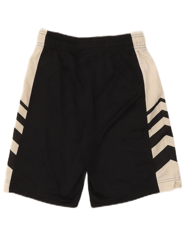 Reebok Boys Sport Shorts 11-12 Years Small Black Colourblock