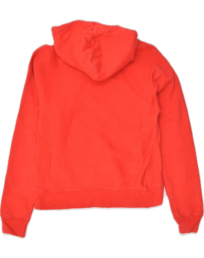 CHAMPION Womens Hoodie Jumper UK 6 XS Red Cotton | Vintage Champion | Thrift | Second-Hand Champion | Used Clothing | Messina Hembry 