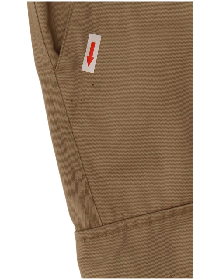 Dockers Mens Straight Cargo Trousers W30 L32 Beige Cotton