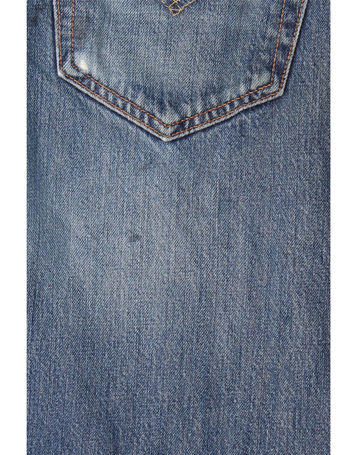 Levi's Mens 501 Straight Jeans  W36 L30 Blue Cotton