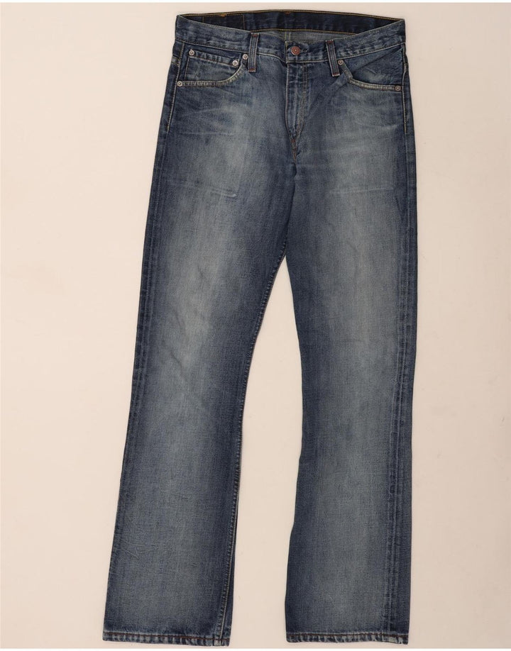 Levi's Mens 507 Bootcut Jeans W31 L34 Blue Cotton
