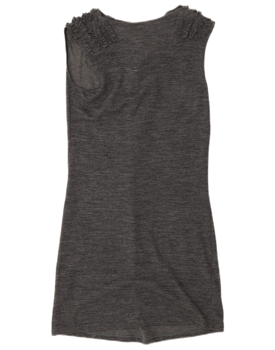 Liu Jo Womens Sleeveless Basic Dress IT 40 Small Grey Wool