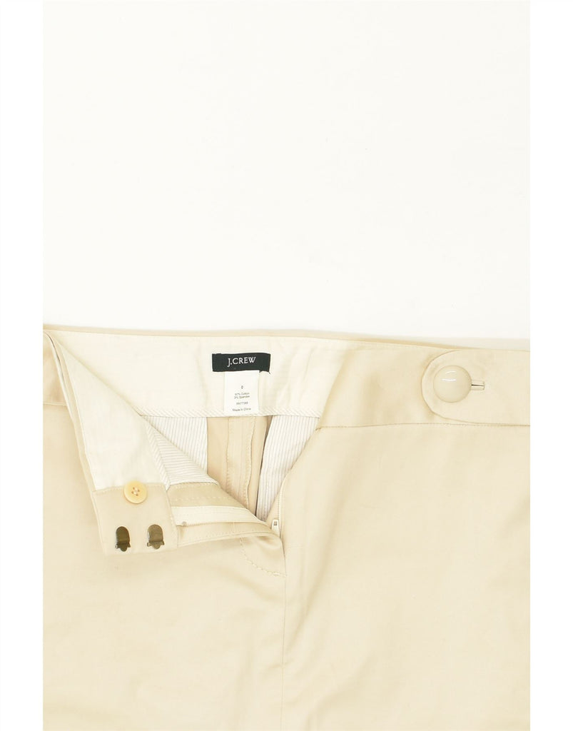 J. CREW Womens Straight Skirt US 0 XS W30  Beige Cotton | Vintage J. Crew | Thrift | Second-Hand J. Crew | Used Clothing | Messina Hembry 