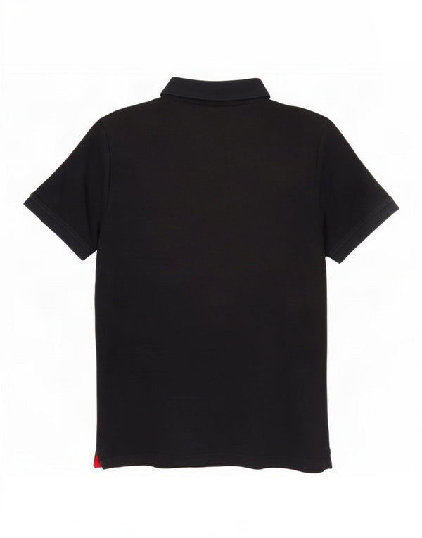 Calvin Klein Mens Polo Shirt Medium Navy Blue Cotton
