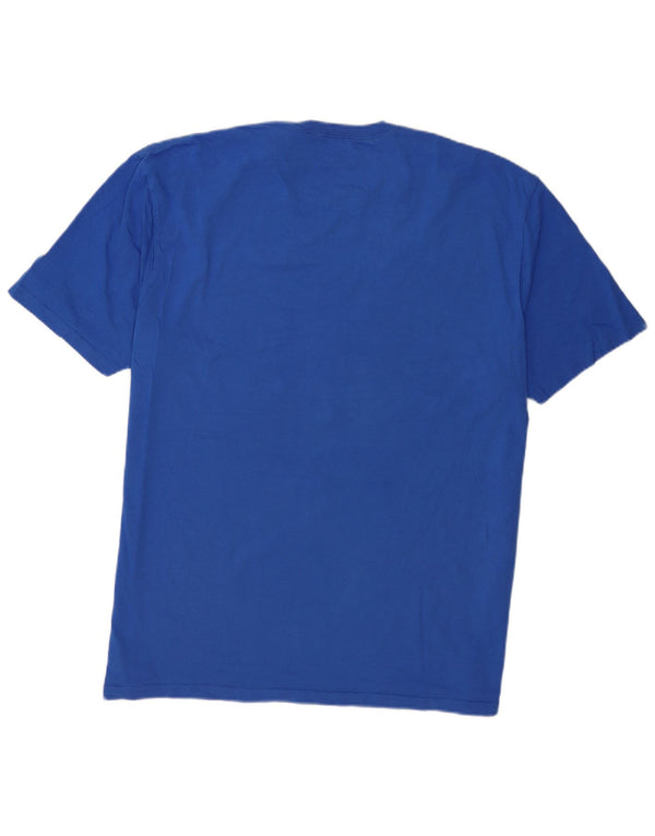 Hard Rock Cafe Mens San Antonio Graphic T-Shirt Top 2XL Blue Cotton