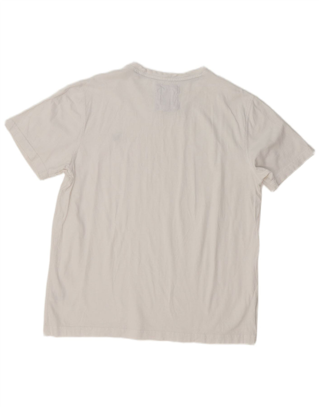 Crew Clothing Mens T-Shirt Top Large White Cotton