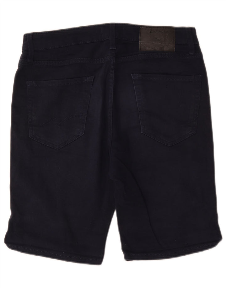Jack & Jones Mens Regular Denim Shorts Small W29  Navy Blue Cotton