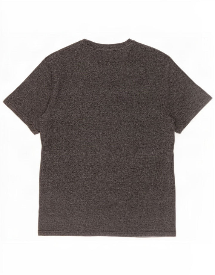Champion Mens Graphic T-Shirt Top Large Grey Flecked