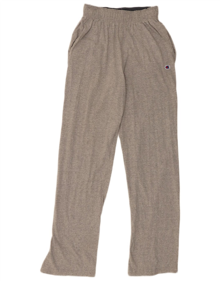 Champion Mens Tracksuit Trousers Small Grey Cotton