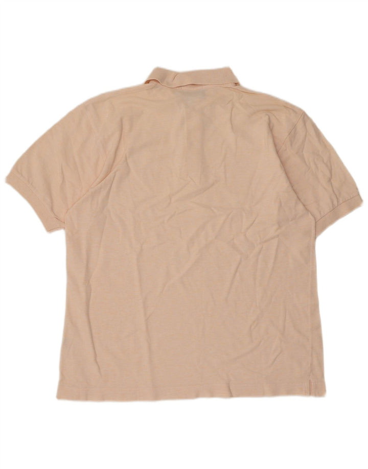 Sergio Tacchini Mens Polo Shirt Medium Pink Cotton