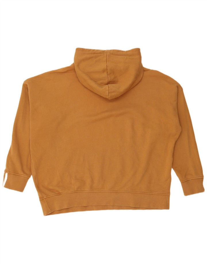 Adidas Womens Graphic Oversized Hoodie Jumper UK 20 2XL Brown