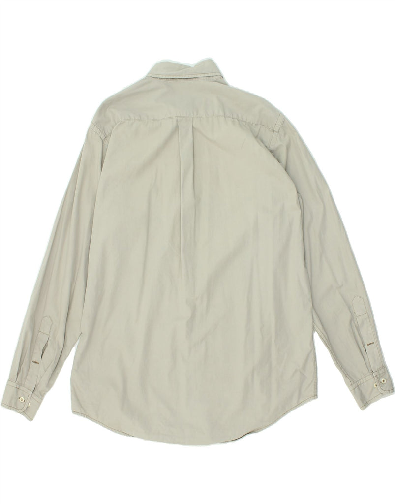 MURPHY & NYE Mens Marine Heritage Shirt Large Grey Cotton | Vintage Murphy & Nye | Thrift | Second-Hand Murphy & Nye | Used Clothing | Messina Hembry 