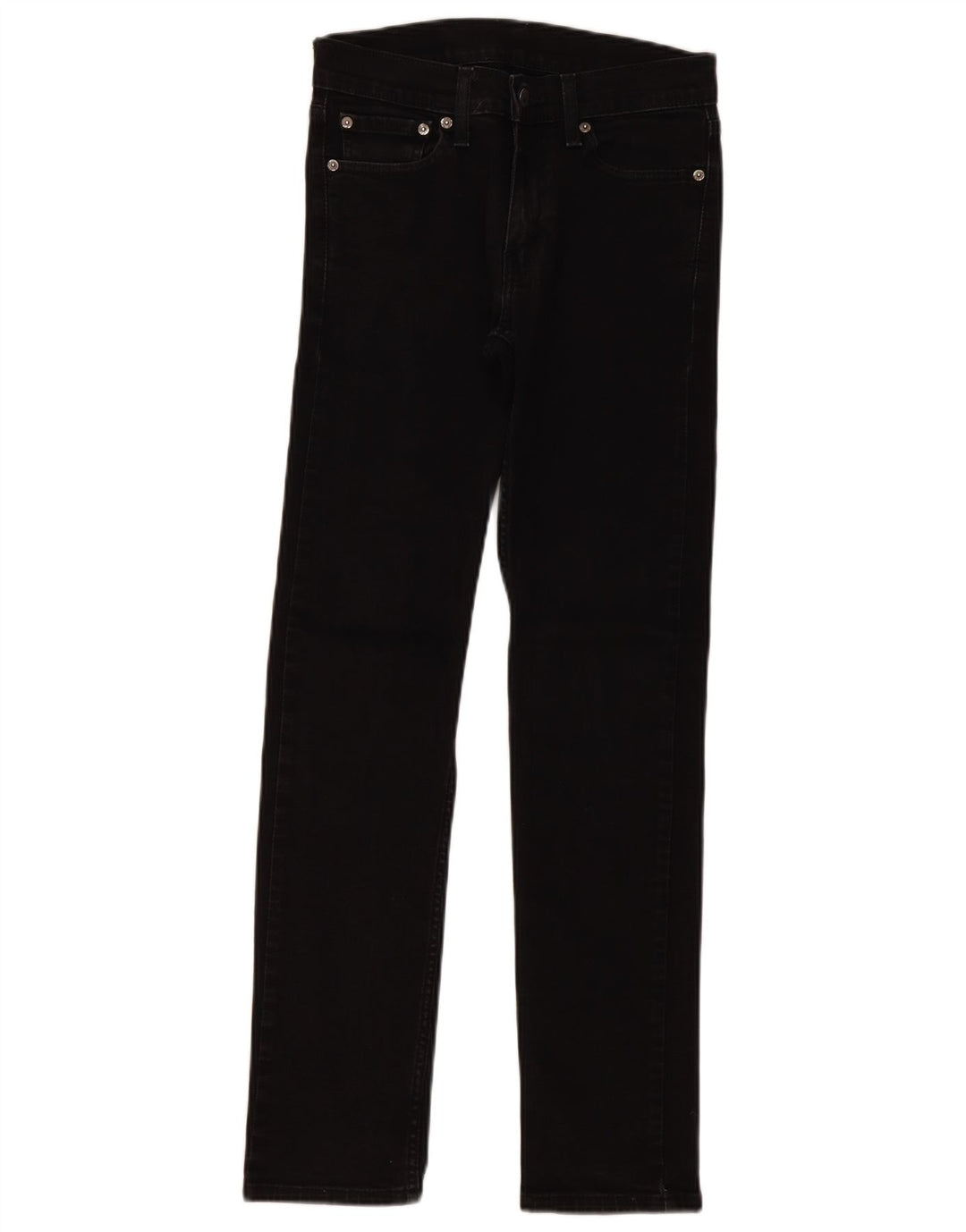 Levi's Womens 511 Slim Jeans W28 L32 Black Cotton