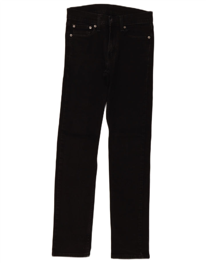 Levi's Womens 511 Slim Jeans W28 L32 Black Cotton